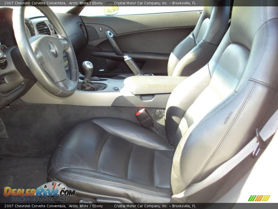 2007 Chevrolet Corvette Convertible Arctic White / Ebony Photo #4