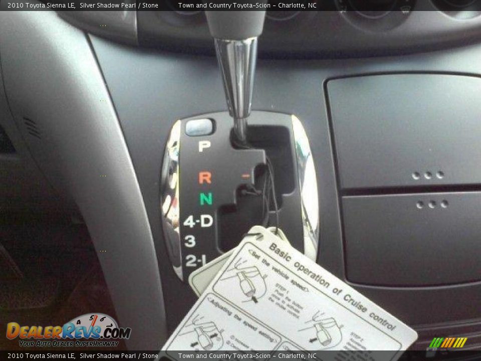 2010 Toyota Sienna LE Silver Shadow Pearl / Stone Photo #10