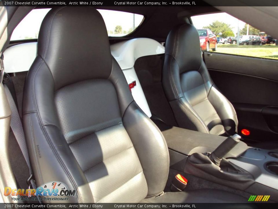 2007 Chevrolet Corvette Convertible Arctic White / Ebony Photo #10