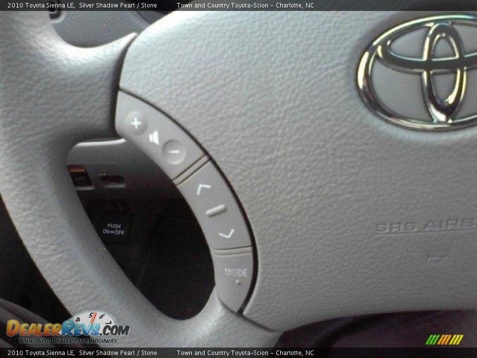 2010 Toyota Sienna LE Silver Shadow Pearl / Stone Photo #12