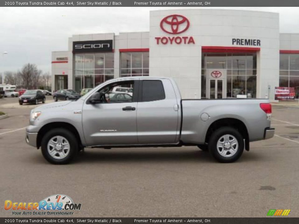 2010 Toyota Tundra Double Cab 4x4 Silver Sky Metallic / Black Photo #2