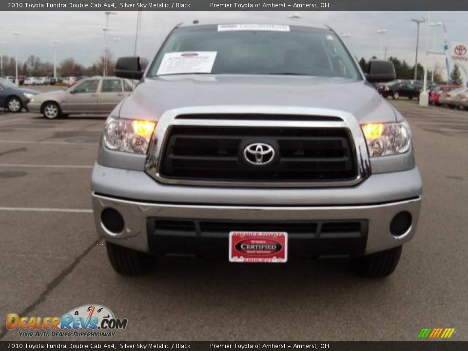 2010 Toyota Tundra Double Cab 4x4 Silver Sky Metallic / Black Photo #8