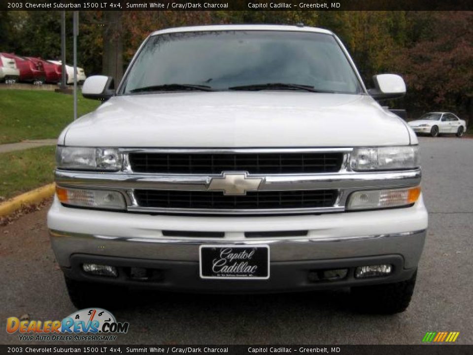 2003 Chevrolet Suburban 1500 LT 4x4 Summit White / Gray/Dark Charcoal Photo #7