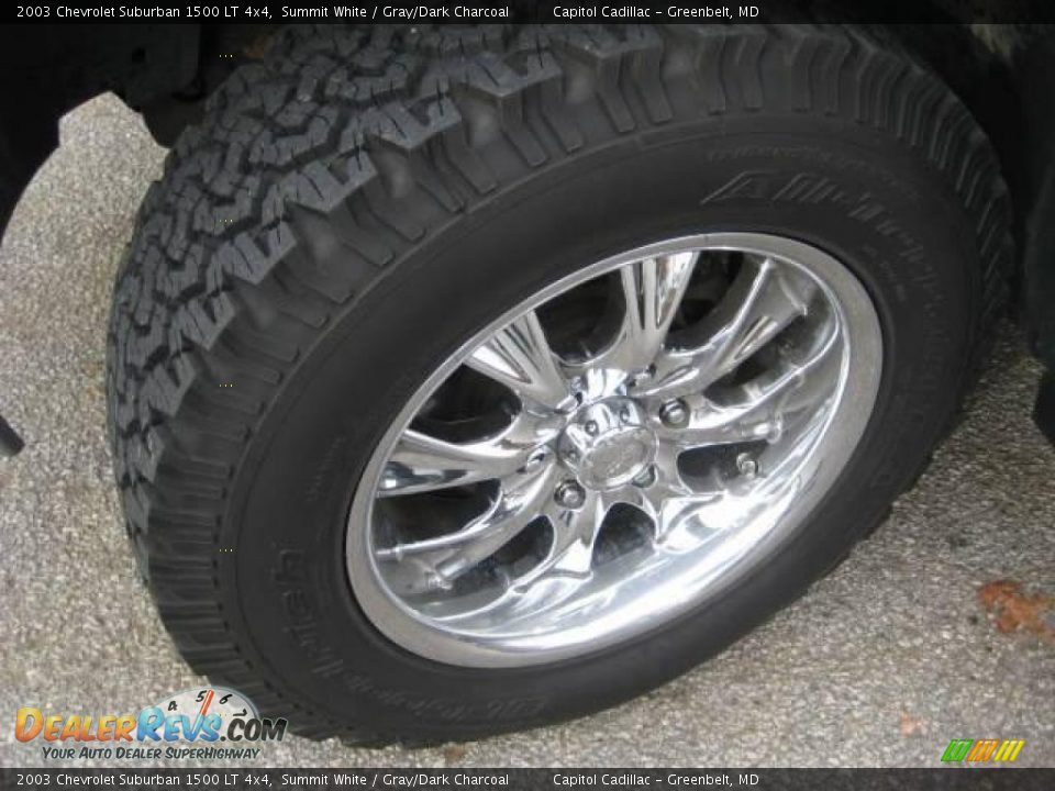 2003 Chevrolet Suburban 1500 LT 4x4 Summit White / Gray/Dark Charcoal Photo #9