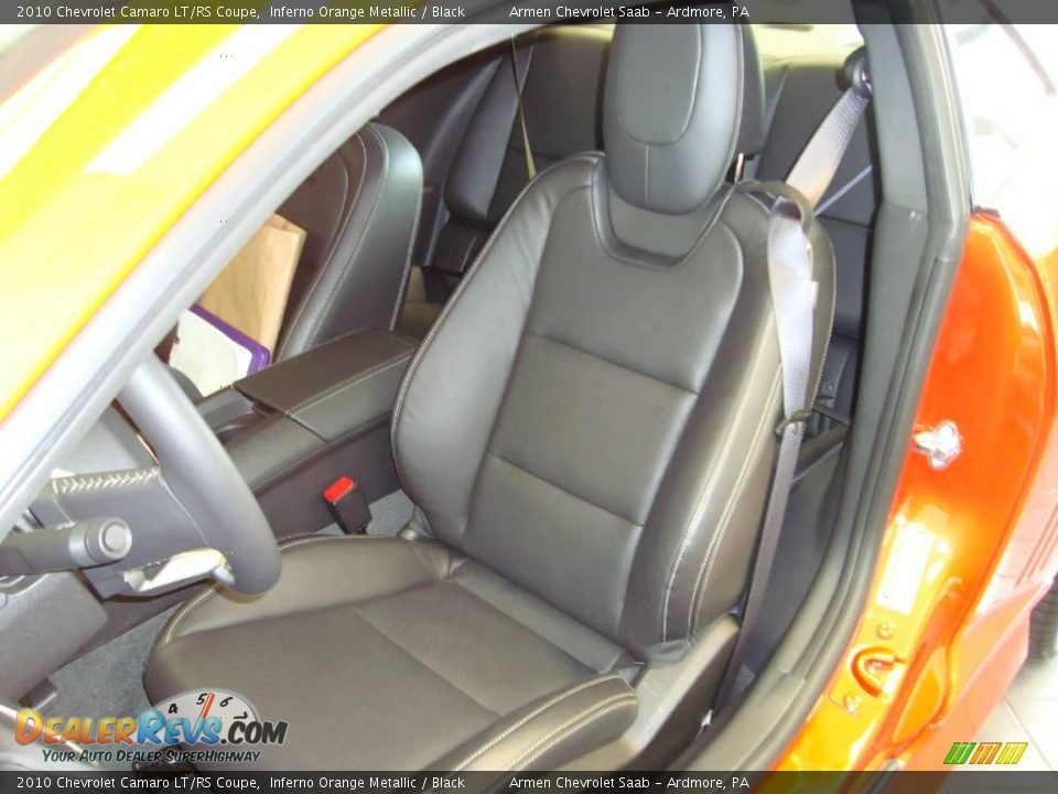 2010 Chevrolet Camaro LT/RS Coupe Inferno Orange Metallic / Black Photo #14