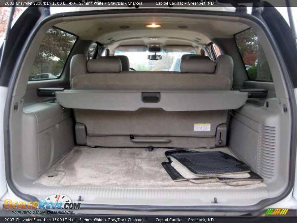 2003 Chevrolet Suburban 1500 LT 4x4 Summit White / Gray/Dark Charcoal Photo #18