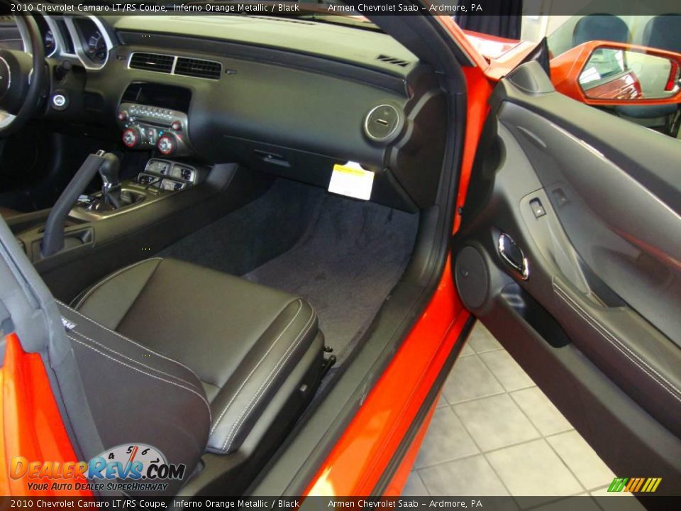 2010 Chevrolet Camaro LT/RS Coupe Inferno Orange Metallic / Black Photo #15