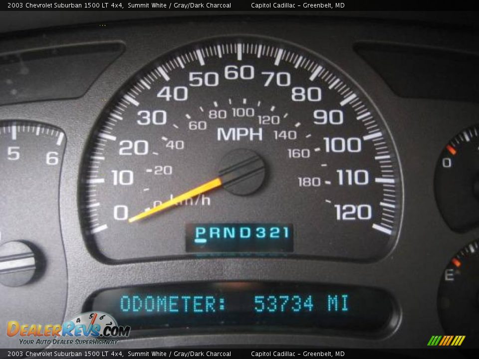 2003 Chevrolet Suburban 1500 LT 4x4 Summit White / Gray/Dark Charcoal Photo #21