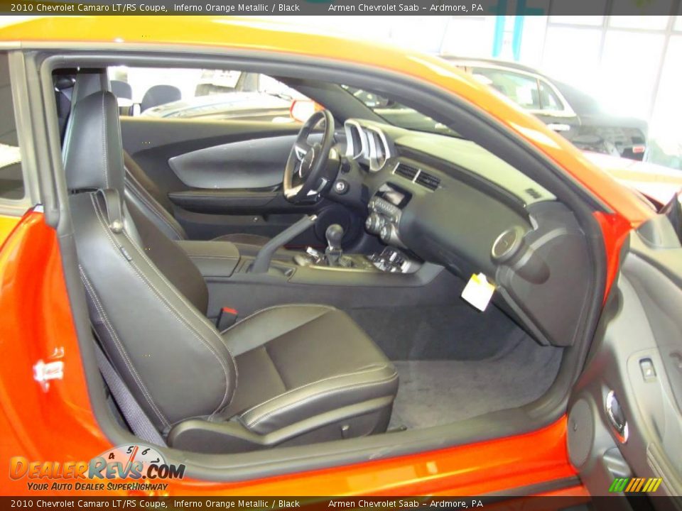 2010 Chevrolet Camaro LT/RS Coupe Inferno Orange Metallic / Black Photo #17