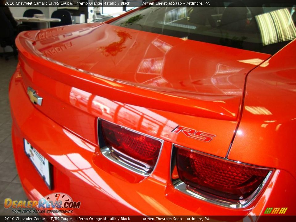 2010 Chevrolet Camaro LT/RS Coupe Inferno Orange Metallic / Black Photo #19