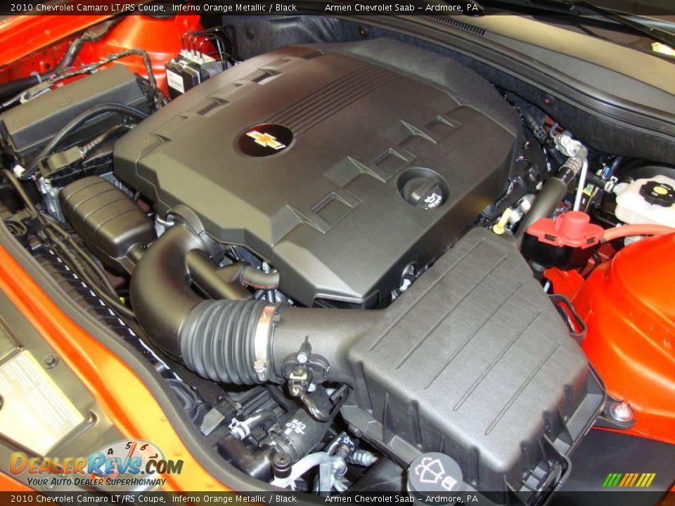 2010 Chevrolet Camaro LT/RS Coupe Inferno Orange Metallic / Black Photo #21