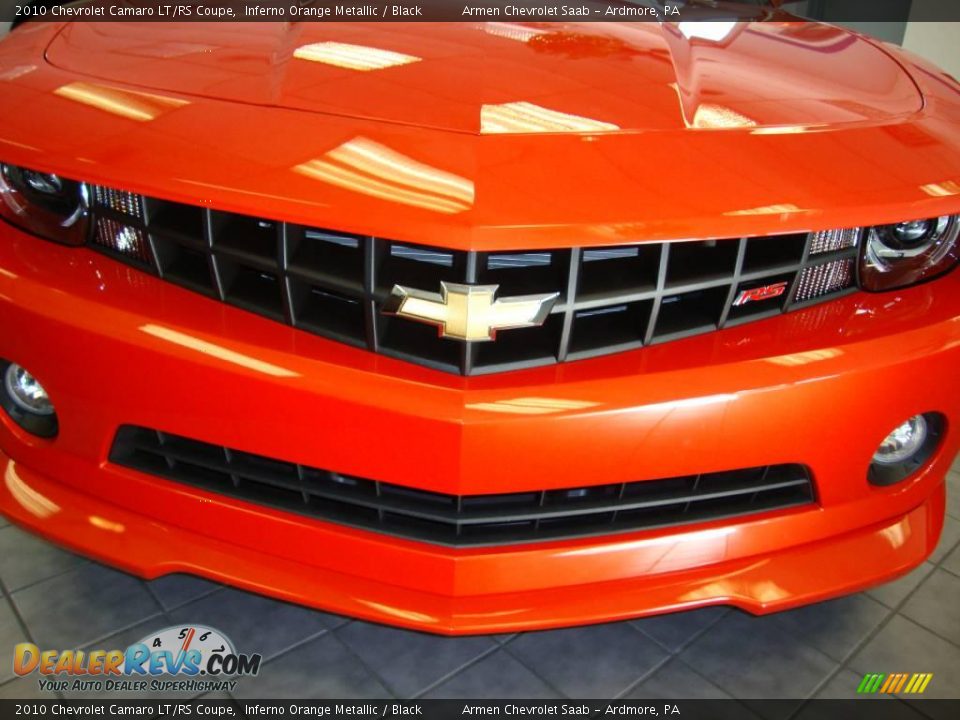 2010 Chevrolet Camaro LT/RS Coupe Inferno Orange Metallic / Black Photo #22