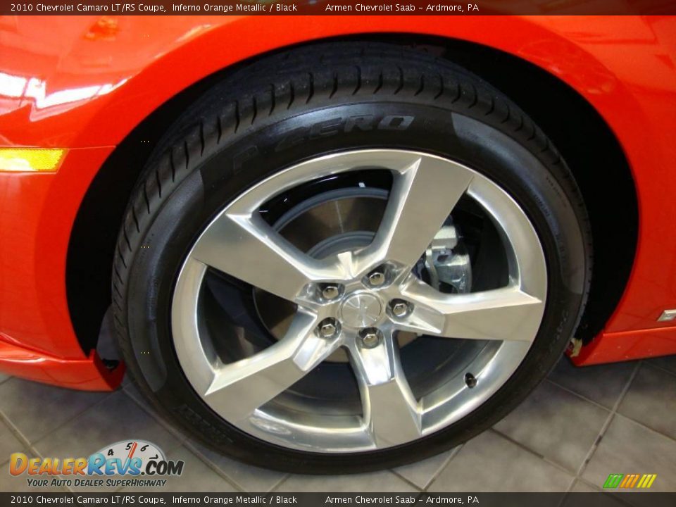 2010 Chevrolet Camaro LT/RS Coupe Inferno Orange Metallic / Black Photo #23