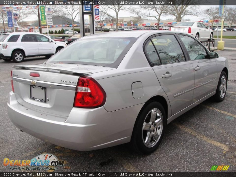 2006 Chevrolet Malibu LTZ Sedan Silverstone Metallic / Titanium Gray Photo #5