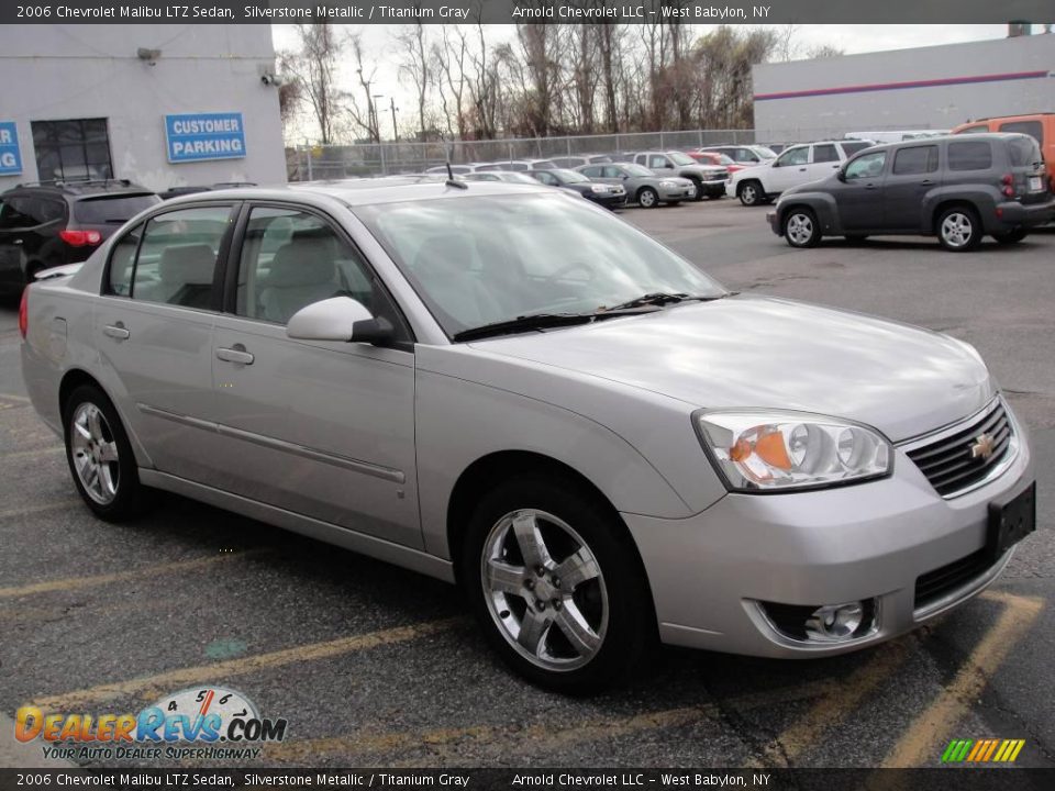 2006 Chevrolet Malibu LTZ Sedan Silverstone Metallic / Titanium Gray Photo #6