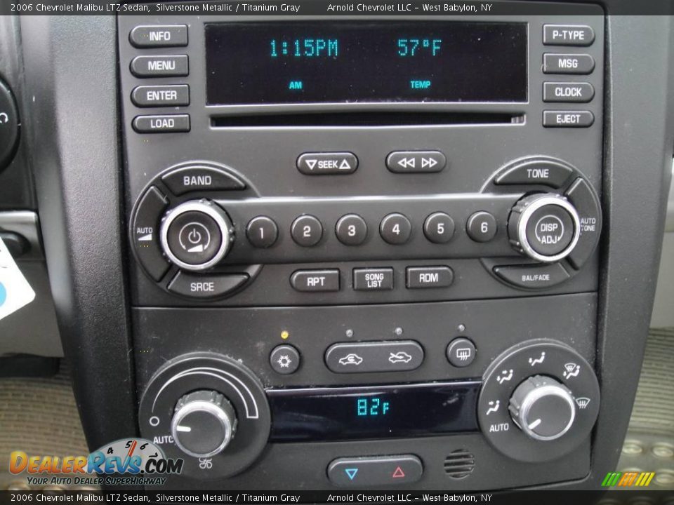2006 Chevrolet Malibu LTZ Sedan Silverstone Metallic / Titanium Gray Photo #13