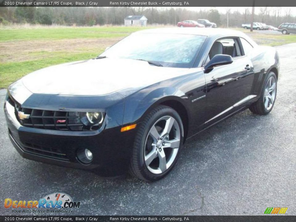 2010 Chevrolet Camaro LT/RS Coupe Black / Gray Photo #2