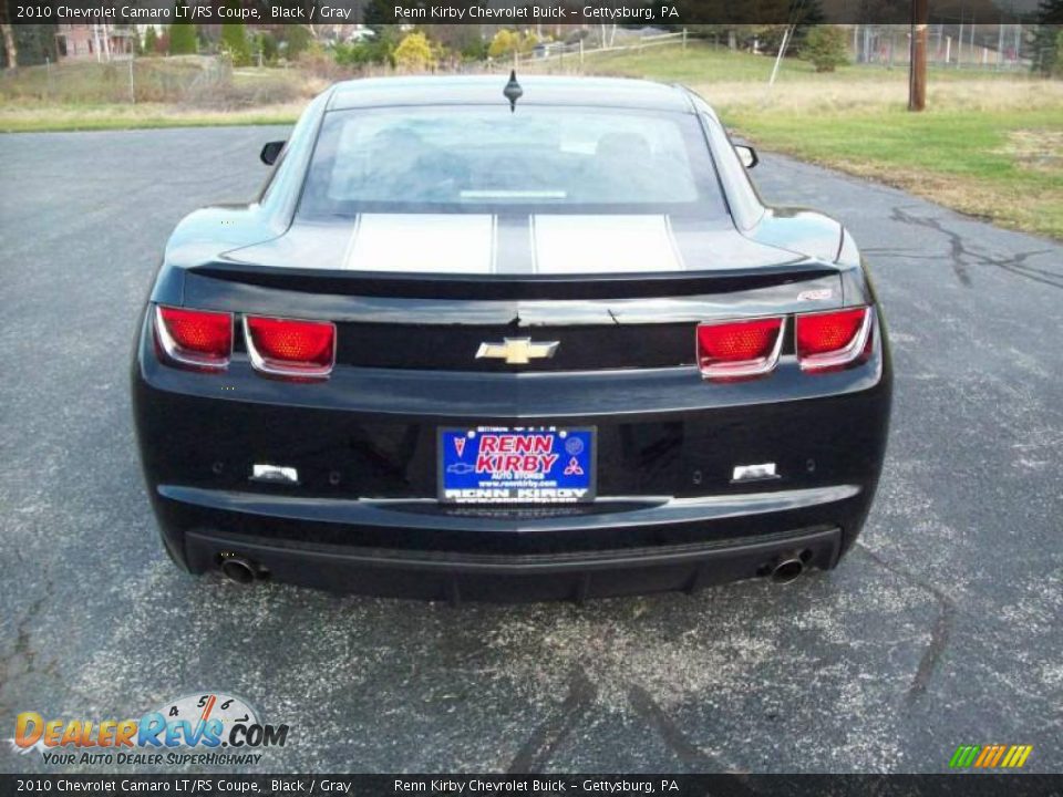 2010 Chevrolet Camaro LT/RS Coupe Black / Gray Photo #6