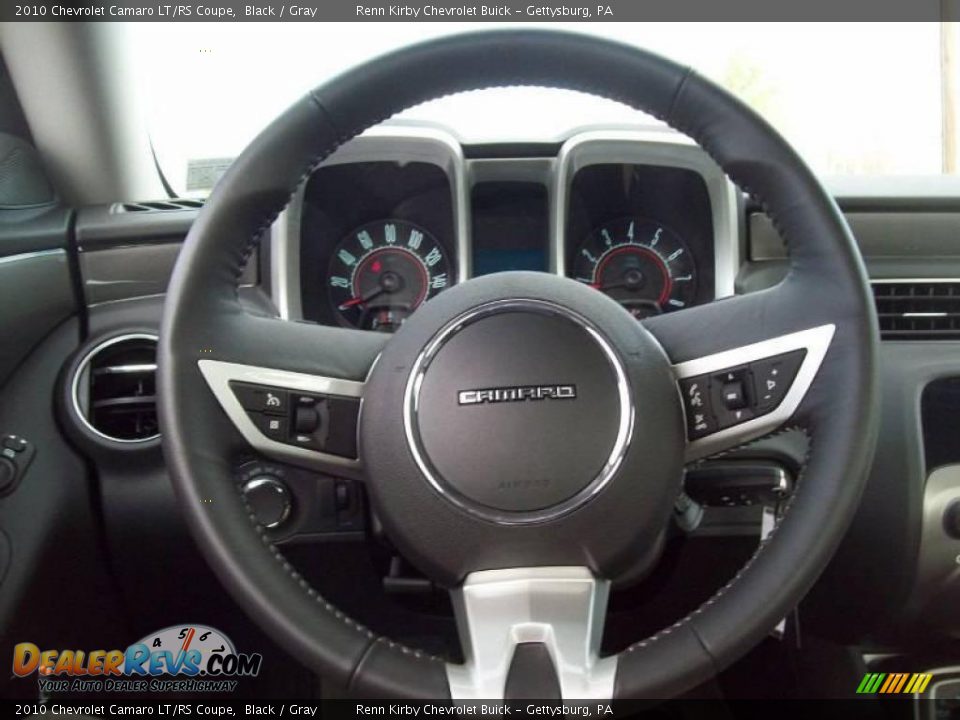 2010 Chevrolet Camaro LT/RS Coupe Black / Gray Photo #17