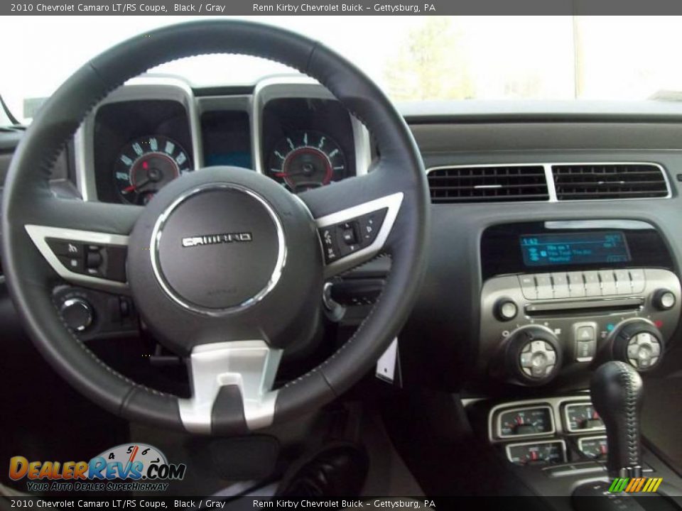 2010 Chevrolet Camaro LT/RS Coupe Black / Gray Photo #24