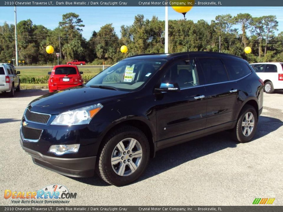 2010 Chevrolet Traverse LT Dark Blue Metallic / Dark Gray/Light Gray Photo #1