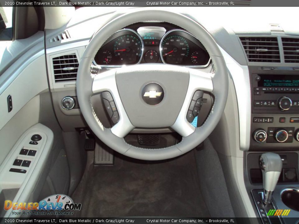 2010 Chevrolet Traverse LT Dark Blue Metallic / Dark Gray/Light Gray Photo #6