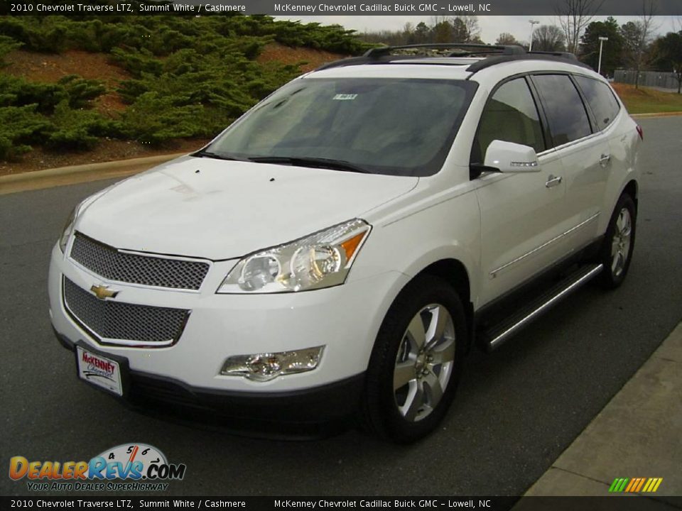 2010 Chevrolet Traverse LTZ Summit White / Cashmere Photo #1