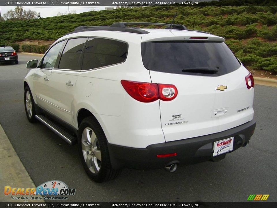2010 Chevrolet Traverse LTZ Summit White / Cashmere Photo #2