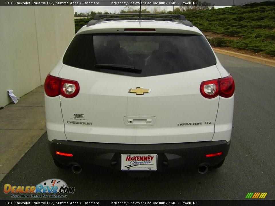 2010 Chevrolet Traverse LTZ Summit White / Cashmere Photo #3
