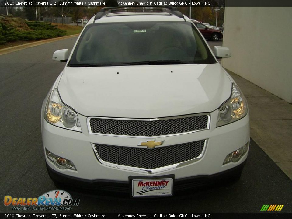 2010 Chevrolet Traverse LTZ Summit White / Cashmere Photo #6