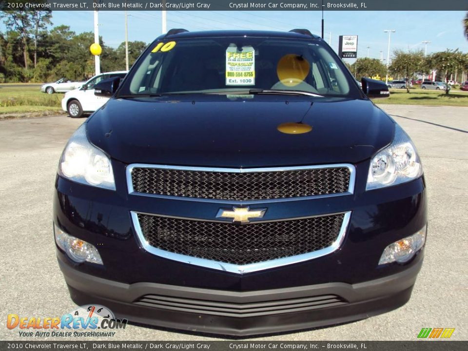 2010 Chevrolet Traverse LT Dark Blue Metallic / Dark Gray/Light Gray Photo #14