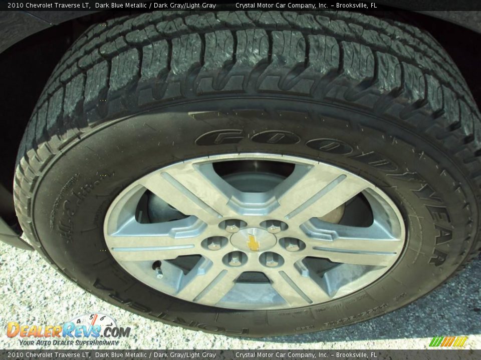 2010 Chevrolet Traverse LT Dark Blue Metallic / Dark Gray/Light Gray Photo #15