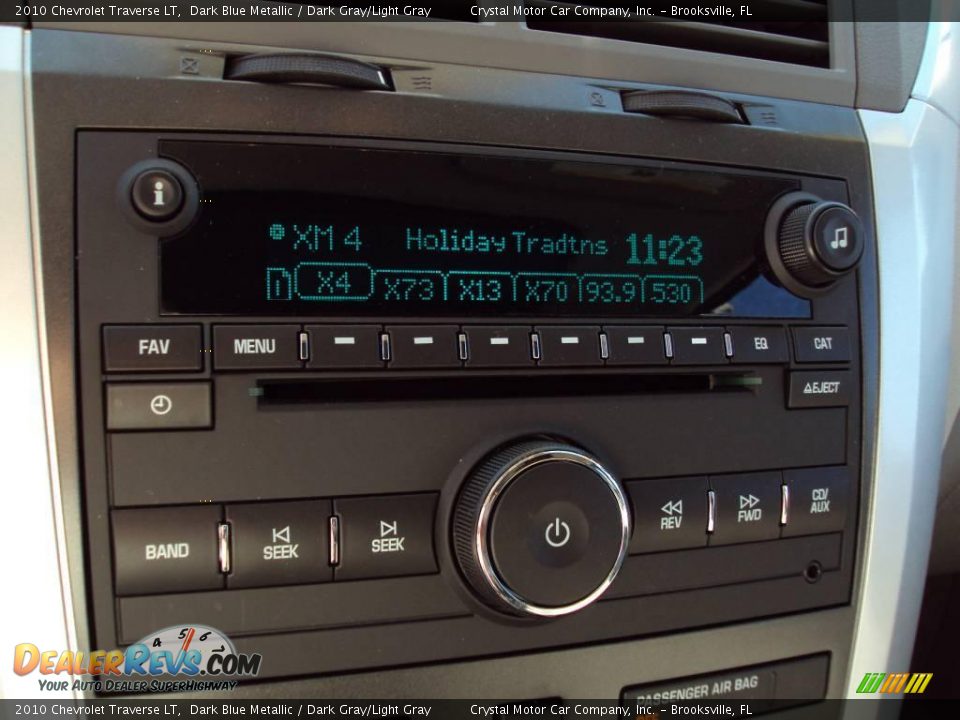2010 Chevrolet Traverse LT Dark Blue Metallic / Dark Gray/Light Gray Photo #20