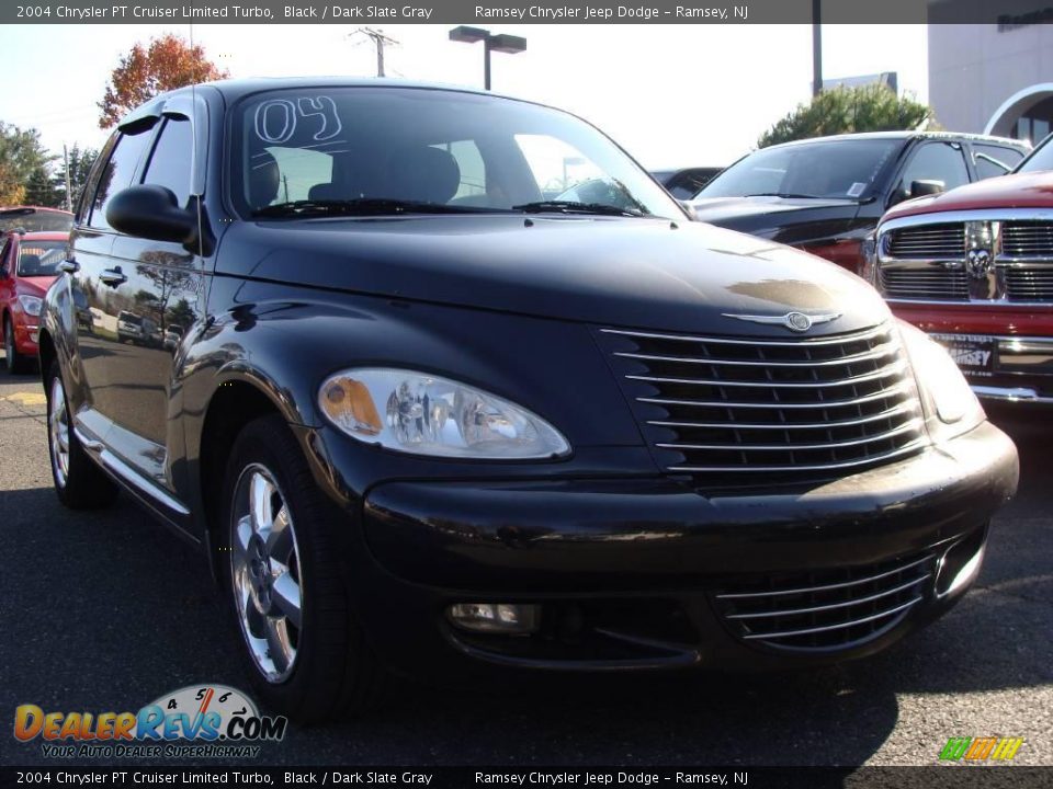 2004 Chrysler PT Cruiser Limited Turbo Black / Dark Slate Gray Photo #3