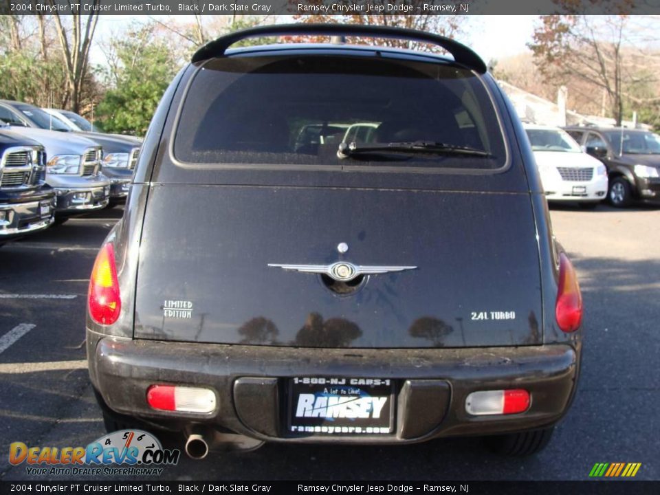 2004 Chrysler PT Cruiser Limited Turbo Black / Dark Slate Gray Photo #5