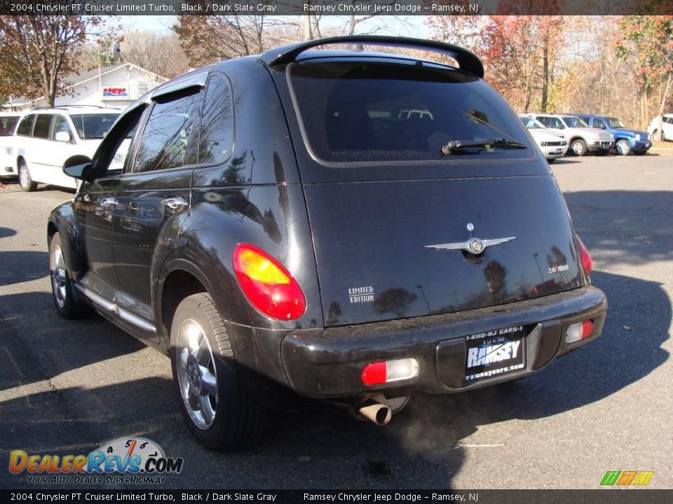 2004 Chrysler PT Cruiser Limited Turbo Black / Dark Slate Gray Photo #6