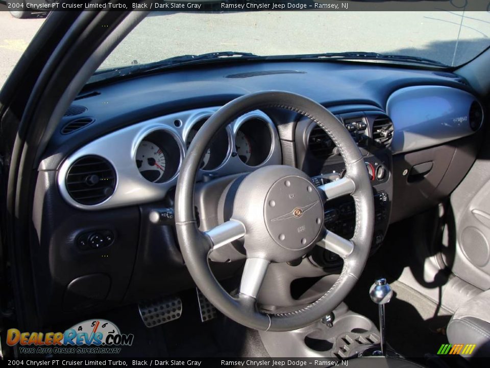 2004 Chrysler PT Cruiser Limited Turbo Black / Dark Slate Gray Photo #10