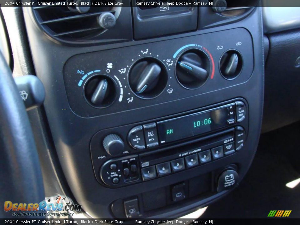2004 Chrysler PT Cruiser Limited Turbo Black / Dark Slate Gray Photo #13