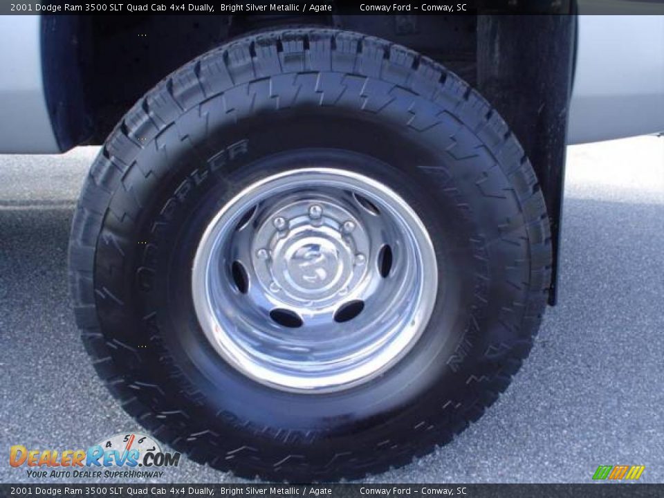 2001 Dodge Ram 3500 SLT Quad Cab 4x4 Dually Wheel Photo #9