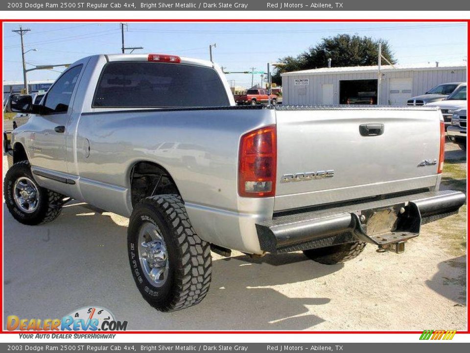 2003 Dodge Ram 2500 ST Regular Cab 4x4 Bright Silver Metallic / Dark Slate Gray Photo #3