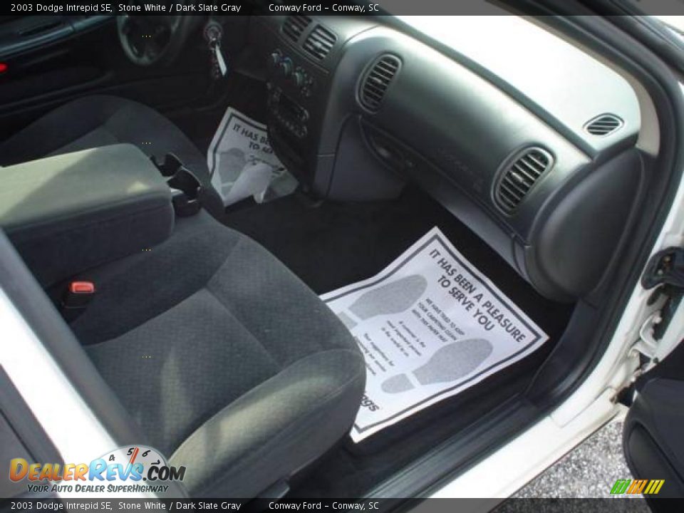 2003 Dodge Intrepid SE Stone White / Dark Slate Gray Photo #17