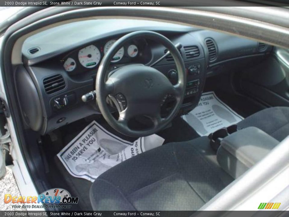 2003 Dodge Intrepid SE Stone White / Dark Slate Gray Photo #20