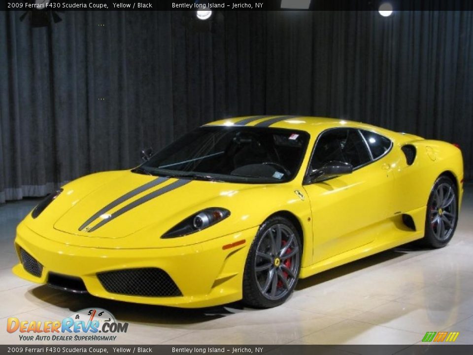 2009 Ferrari F430 Scuderia Coupe Yellow / Black Photo #1