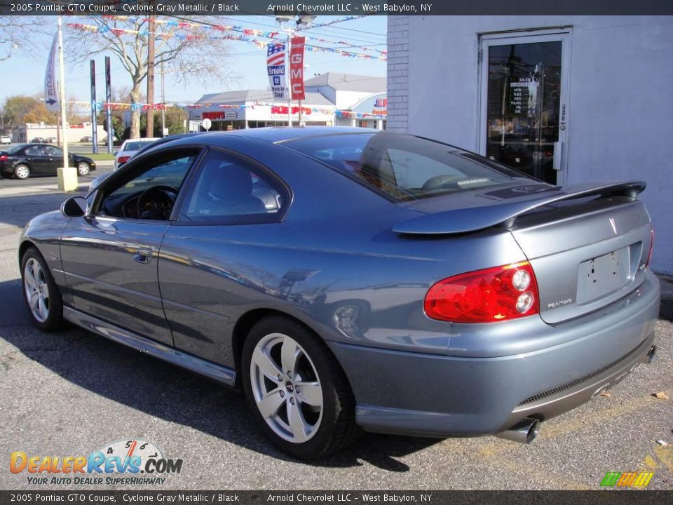 2005 Pontiac GTO Coupe Cyclone Gray Metallic / Black Photo #4