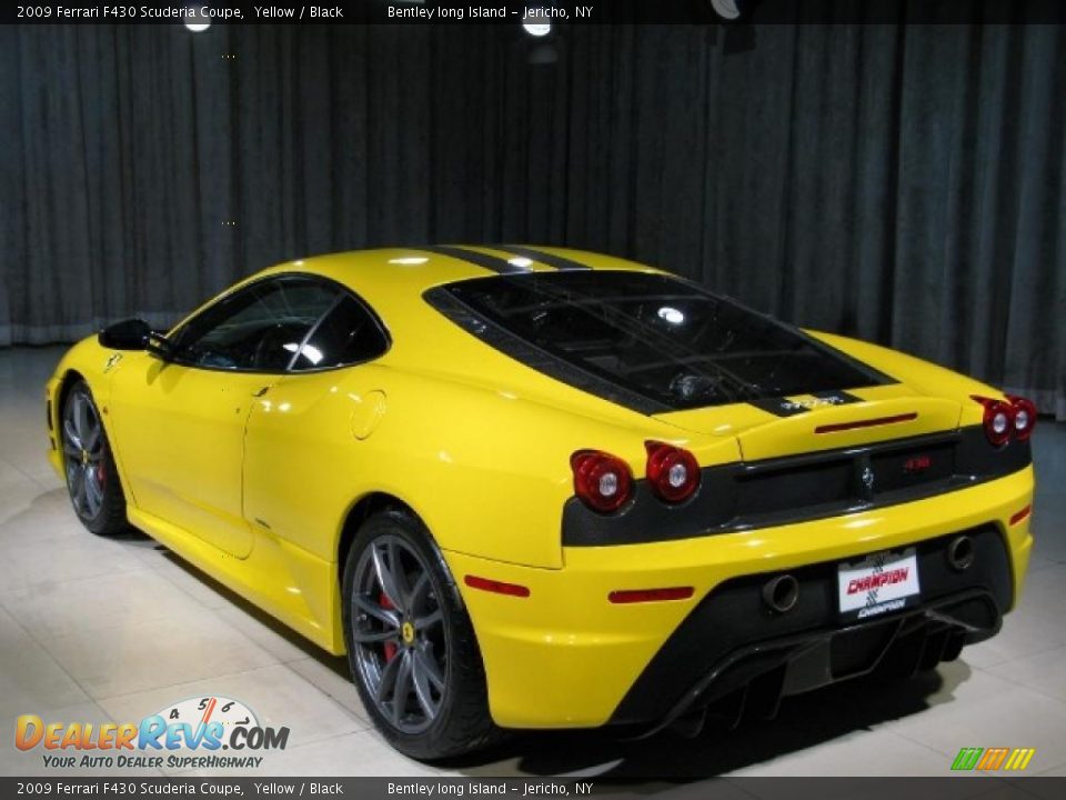 2009 Ferrari F430 Scuderia Coupe Yellow / Black Photo #2