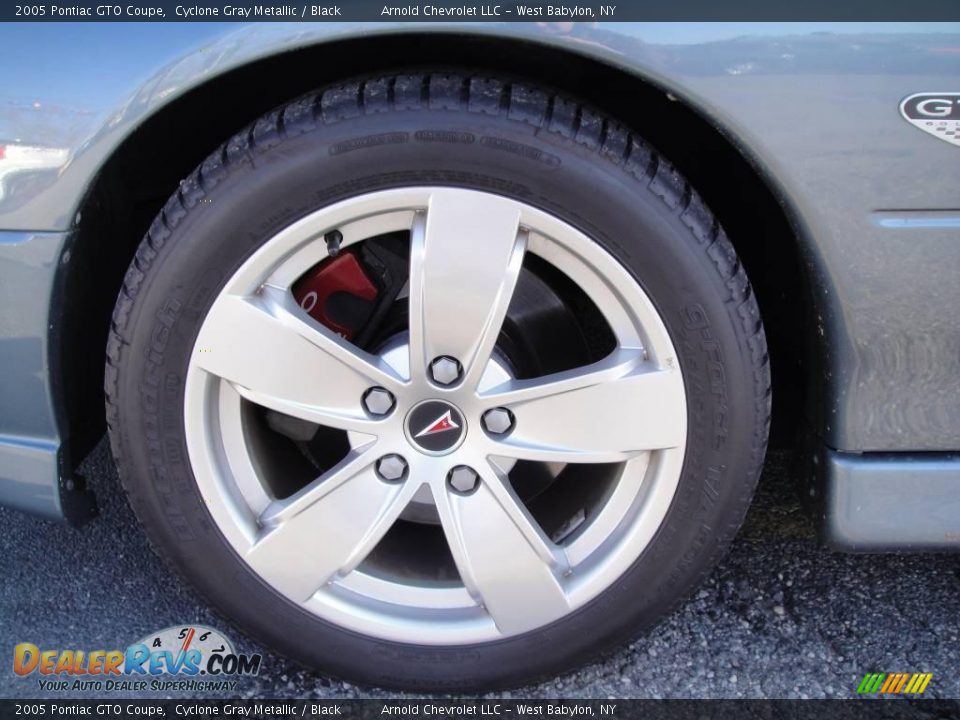 2005 Pontiac GTO Coupe Cyclone Gray Metallic / Black Photo #7