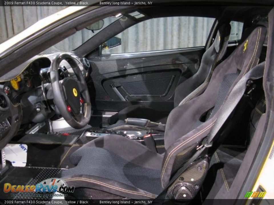2009 Ferrari F430 Scuderia Coupe Yellow / Black Photo #6