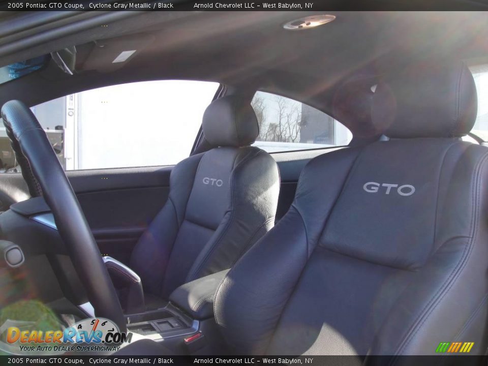 2005 Pontiac GTO Coupe Cyclone Gray Metallic / Black Photo #9
