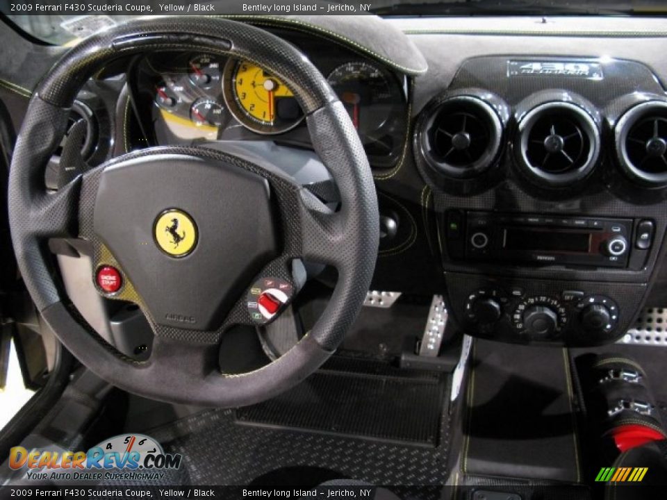 2009 Ferrari F430 Scuderia Coupe Yellow / Black Photo #8