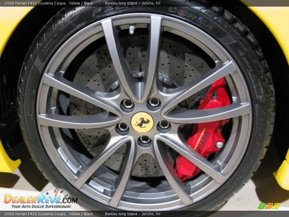 2009 Ferrari F430 Scuderia Coupe Yellow / Black Photo #13